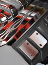 American Car Craft 2Pc Polished Laser-Cut Flame Fuel Rail Covers Chevrolet Camaro SS 2010-2015                                     - ACC-103012 - Image 2