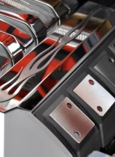 American Car Craft 2Pc Polished Laser-Cut Flame Fuel Rail Covers Chevrolet Camaro SS 2010-2015                                     - ACC-103012 - Image 3