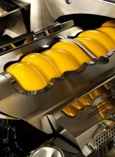 American Car Craft Perforated Blue LED SS Style Illuminated Fuel Rail Covers Chevrolet Camaro SS 2010-2015                                     - ACC-103037-BLUL - Image 3