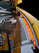 American Car Craft Stainless Steel Inner Fender Liner w/White LED Chevrolet Camaro 2010-2015                                     - ACC-103039-WHTL - Image 2