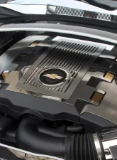 American Car Craft 10Pc V6 Polished Brushed Gold Tone Stainless Steel Engine Shroud Cover Chevrolet Camaro RS 2010-2015                                     - ACC-103046 - Image 2