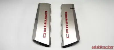 American Car Craft 2Pc Polished Stainless Steel Fuel Rail Cover Chevrolet Camaro SS 2016-2021 - ACC-103077