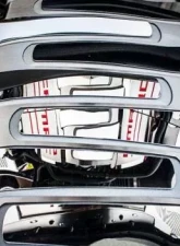 American Car Craft 9pc Brushed/Polished Stainless Steel Plenum Cover Chevrolet Camaro SS 2016-2021                                     - ACC-103082 - Image 3