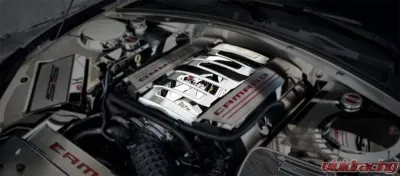 American Car Craft 9pc Brushed/Polished Stainless Steel Plenum Cover Chevrolet Camaro SS 2016-2021 - ACC-103082