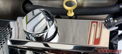 American Car Craft Brushed Stainless Steel Coolant Tank Cover Chevrolet Camaro 2016-2021 - ACC-103097