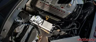 American Car Craft Brushed Stainless Steel Coolant Tank Cover Chevrolet Camaro 2016-2021 - ACC-103097