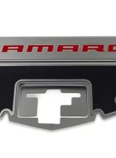 American Car Craft Black Carbon Fiber Front Header Plate Chevrolet Camaro 2016-2020                                     - ACC-103099-BLK - Image 2