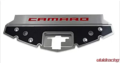 American Car Craft Black Carbon Fiber Front Header Plate Chevrolet Camaro 2016-2020 - ACC-103099-BLK