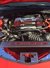 American Car Craft Black Carbon Fiber Front Header w/Supercharged Top Plate Chevrolet Camaro 2016-2020                                     - ACC-103121-BLK - Image 2