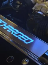 American Car Craft Black Carbon Fiber Front Header w/Supercharged Top Plate Chevrolet Camaro 2016-2020                                     - ACC-103121-BLK - Image 2