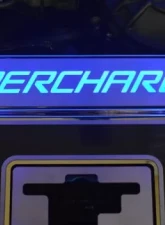 American Car Craft Blue LED Front Header w/Supercharged Top Plate Chevrolet Camaro 2016-2020                                     - ACC-103122-BLUL - Image 3