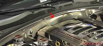 American Car Craft Brushed Stainless Steel False Firewall Cover Chevrolet Camaro SS 2016-2020 - ACC-103123