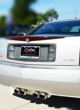 American Car Craft Perforated Stainless w/Polished Trim Exhaust Port Filler Panel Cadillac XLR 2004-2008                                     - ACC-122002 - Image 3
