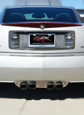 American Car Craft Perforated Stainless w/Polished Trim Exhaust Port Filler Panel Cadillac XLR 2004-2008                                     - ACC-122002 - Image 2