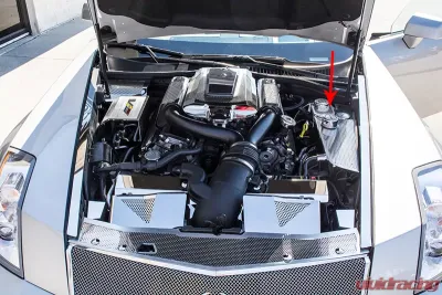 American Car Craft Perforated Stainless Steel Master Cylinder Cover Cadillac XLR 2004-2009 - ACC-123003