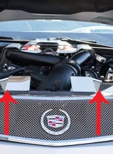 American Car Craft 4Pc Polished Stainless Steel Air Box Covers w/Perforated Inserts Cadillac XLR 2004-2009                                     - ACC-123011 - Image 3