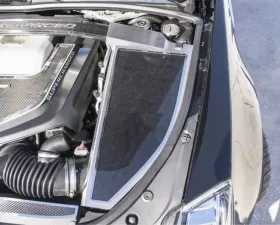 American Car Craft 4Pc Brushed Carbon Fiber Fender Covers Cadillac CTS-V 2006-2015