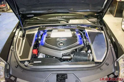 American Car Craft 4Pc Brushed Carbon Fiber Fender Covers Cadillac CTS-V 2006-2015 - ACC-123026-B