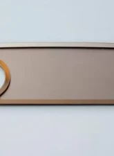 American Car Craft Brushed Stainless Steel Glove Box Handle Trim Jeep Wrangler JK | JKU 2007-2018                                     - ACC-141016 - Image 3