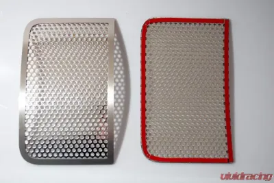 American Car Craft 2Pc Polished American Pride US Flag Speaker Grilles Jeep Wrangler JK | JKU 2011-2018 - ACC-141023