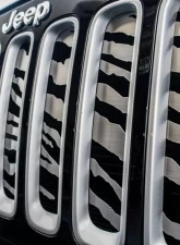 American Car Craft Brushed Stainless Steel Safari Style Grille Jeep Wrangler JK 2007-2018                                     - ACC-142002 - Image 3