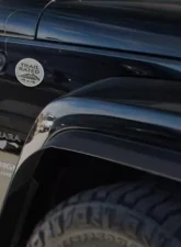 American Car Craft 2Pc Stainless Steel Trail Rated Badges Jeep Wrangler JK 2007-2018                                     - ACC-142015 - Image 2