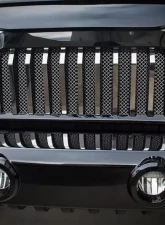 American Car Craft Stainless Steel Front Lower Chrome Mesh w/Gladiator Grille Jeep Wrangler JK 2007-2018                                     - ACC-142040 - Image 4