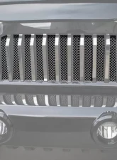 American Car Craft Stainless Steel Front Lower Chrome Mesh w/Gladiator Grille Jeep Wrangler JK 2007-2018                                     - ACC-142040 - Image 2