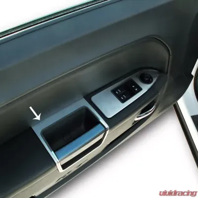 American Car Craft 2Pc Brushed Stainless Steel Door Handle Pull Trim Dodge Challenger 5.7L | SRT8 2008-2014 - ACC-151003