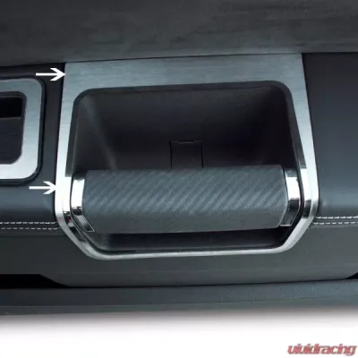 American Car Craft 2Pc Brushed Stainless Steel Door Handle Pull Trim Dodge Challenger 5.7L | SRT8 2008-2014 - ACC-151003