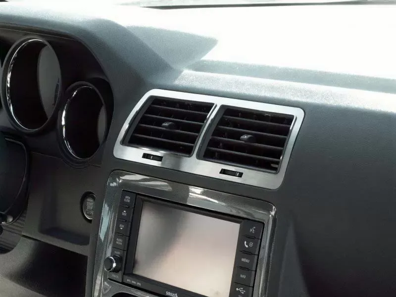 American Car Craft 5Pc Brushed Stainless Steel A/C Vent Trim Dodge Challenger 2008-2014 - ACC-151004