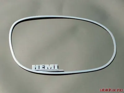 American Car Craft 2Pc Brushed Stainless Steel Side Mirror Trim HEMI Dodge Challenger 2008-2019 - ACC-151014