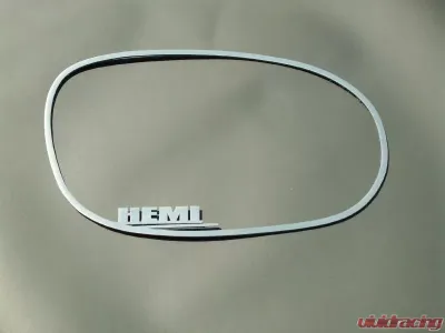 American Car Craft 2Pc Brushed Stainless Steel Side Mirror Trim HEMI Dodge Challenger 2008-2019 - ACC-151014