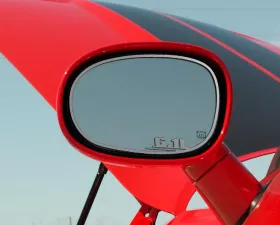American Car Craft 2Pc Brushed Stainless Steel Side Mirror Trim 6.1L Dodge Challenger 2008-2019