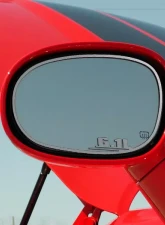 American Car Craft 2Pc Brushed Stainless Steel Side Mirror Trim 6.1L Dodge Challenger 2008-2019                                     - ACC-151016 - Image 3