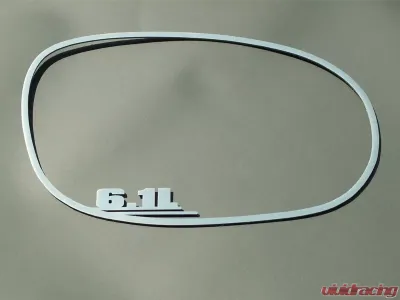 American Car Craft 2Pc Brushed Stainless Steel Side Mirror Trim 6.1L Dodge Challenger 2008-2019 - ACC-151016