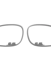 American Car Craft 2Pc Brushed Stainless Steel Side Mirror Trim 6.1L Dodge Challenger 2008-2019                                     - ACC-151016 - Image 3