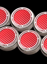 American Car Craft 6Pc Solid Yellow Manual Trans Slotted Engine Fluid Cap Covers Chevrolet Corvette C5 | C6 1997-2013                                     - ACC-043098-SYLW - Image 2