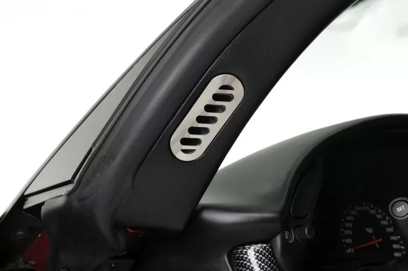 American Car Craft Pillar Vent Covers Satin 2pc Chevrolet Corvette 1997-2004 - ACC-031030