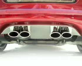 American Car Craft Exhaust Filler Panel Polished Stock Chevrolet Corvette 1997-2004