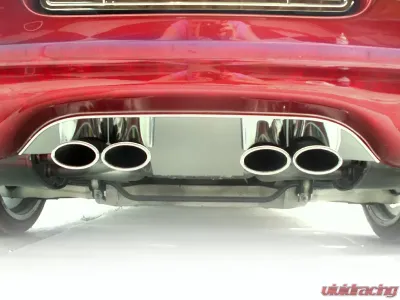 American Car Craft Exhaust Filler Panel Polished Stock Chevrolet Corvette 1997-2004 - ACC-032001