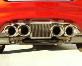 American Car Craft Exhaust Filler Panel Laser Mesh Stock Chevrolet Corvette 1997-2004