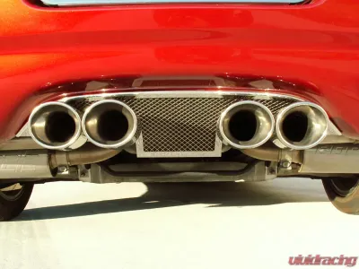 American Car Craft Exhaust Filler Panel Laser Mesh Stock Chevrolet Corvette 1997-2004 - ACC-032006