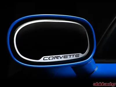 American Car Craft Mirror Trim Side View Corvette Style 2pc GML Chevrolet Corvette 1997-2004 - ACC-032013