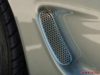American Car Craft Vent Grilles Perforated Side Vent 2pc Chevrolet Corvette 1997-2004 - ACC-032015