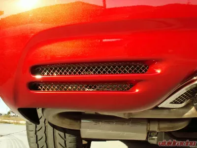 American Car Craft Vent Grilles Laser Mesh Rear Bumper  2pc Chevrolet Corvette 1997-2004 - ACC-032022