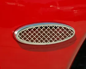 American Car Craft Side Marker Trim Laser Mesh Rear Side 2pc Chevrolet Corvette 1997-2004