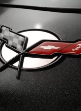 American Car Craft Emblem Inserts Polished 8pc Chevrolet Corvette 1997-2004                                     - ACC-032036 - Image 3