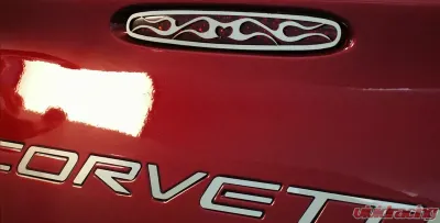 American Car Craft Rear Bumper Letters Polished Corvette GML Chevrolet Corvette 1997-2004 - ACC-032049