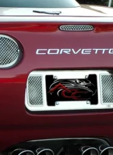 American Car Craft Rear Bumper Letters Polished Corvette GML Chevrolet Corvette 1997-2004                                     - ACC-032049 - Image 3